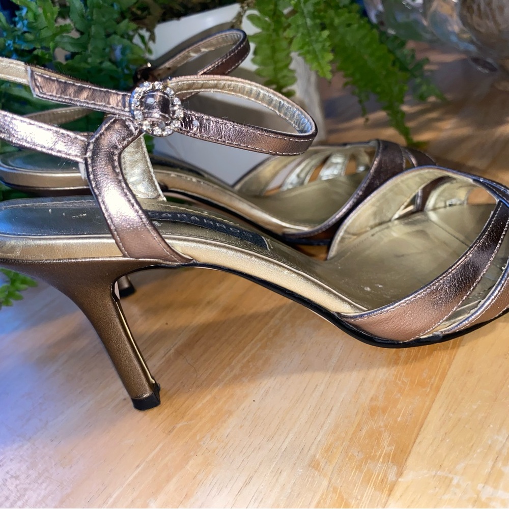 Caparros Metallic Heels - Picture 4 of 5